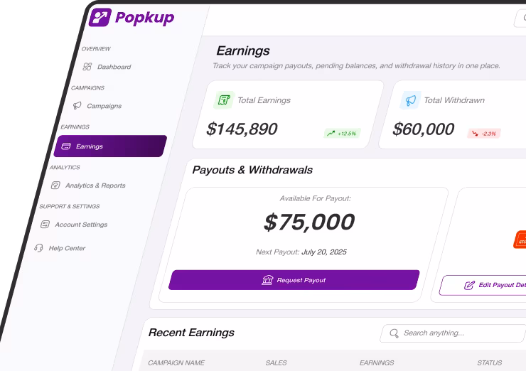 Real-Time Earnings Dashboard