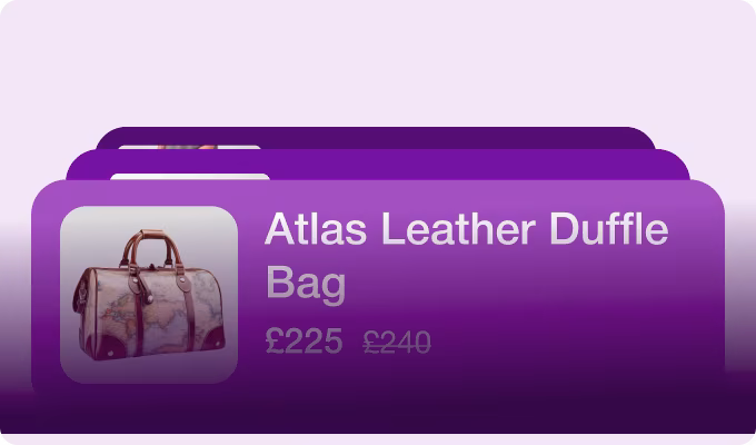 Upload and manage products